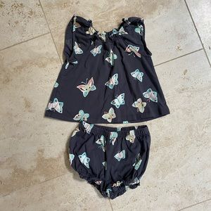 Tea Collection Summer Shirt and Shorts Set 4T 🦋